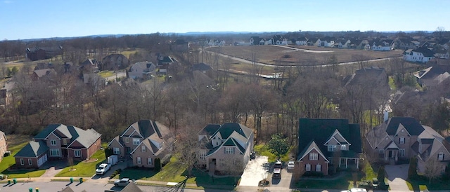 drone / aerial view featuring a residential view