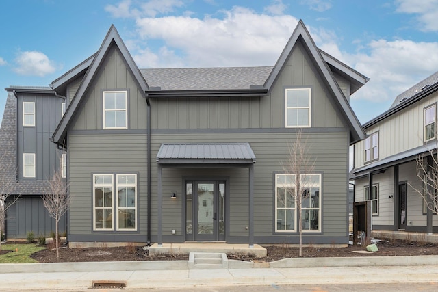 view of front of house featuring board and batten siding