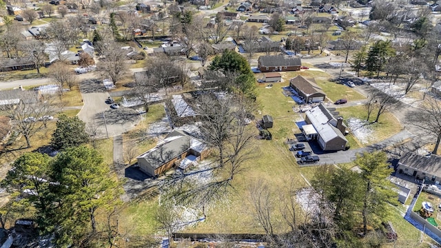 drone / aerial view featuring a residential view