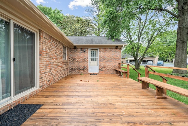 911 Squire Ct, Murfreesboro, TN 37129 - view of wooden terrace