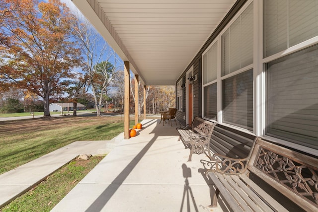 view of patio / terrace featuring a porch