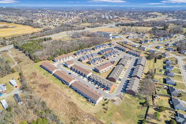 birds eye view of property featuring a residential view