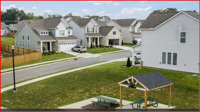 exterior space featuring a residential view