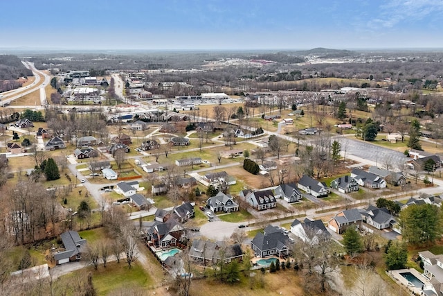 birds eye view of property featuring a residential view