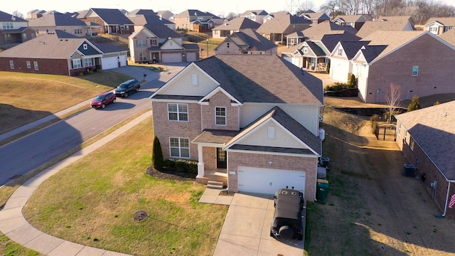 birds eye view of property featuring a residential view