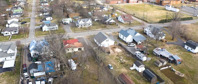 drone / aerial view featuring a residential view