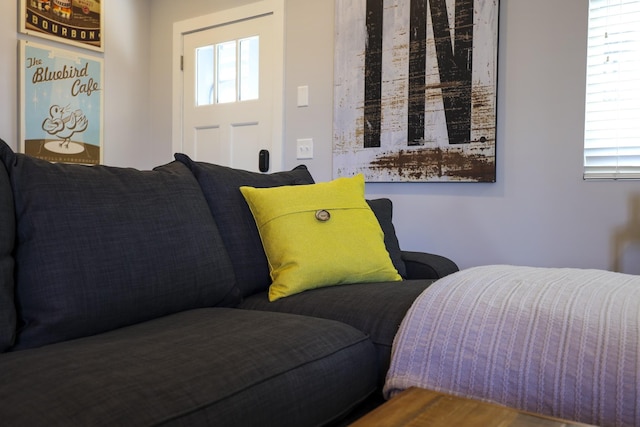 bedroom with multiple windows