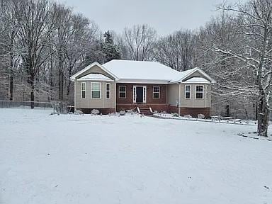 view of ranch-style home