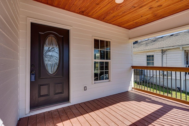 view of entrance to property