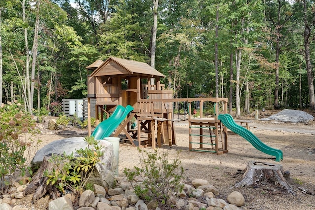 view of communal playground