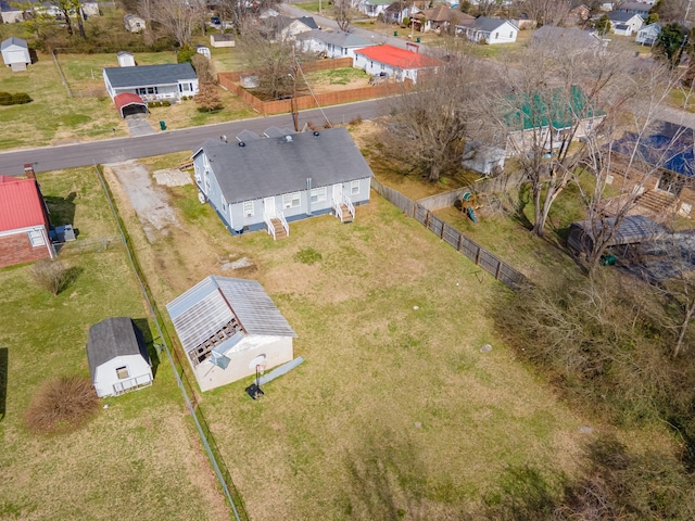 birds eye view of property featuring a residential view