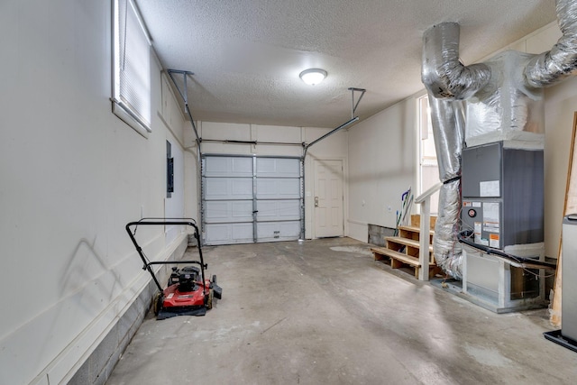 garage featuring electric panel