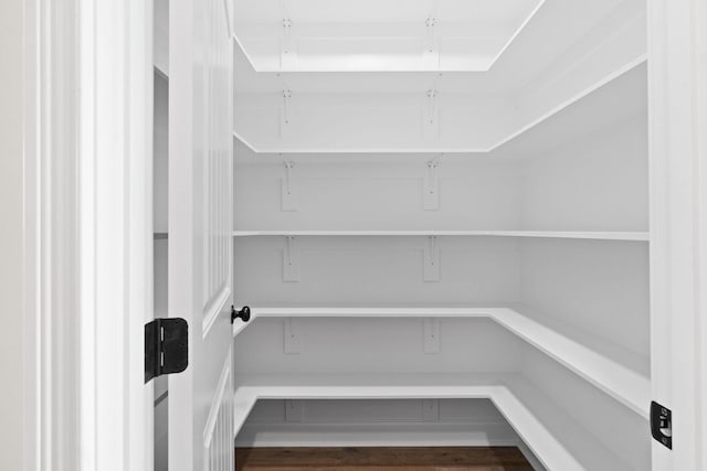 view of storage area