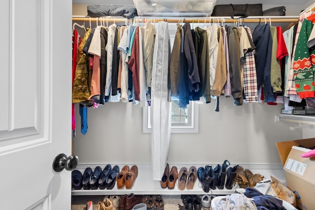 view of spacious closet