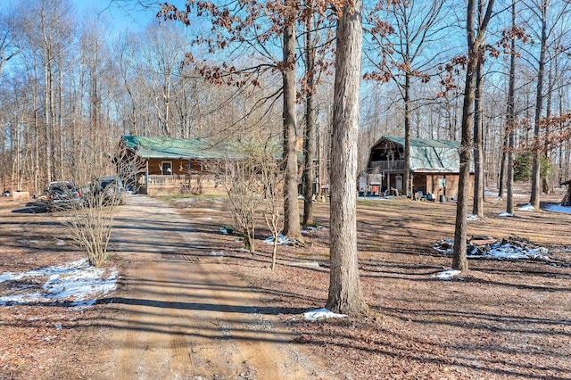 view of street with driveway