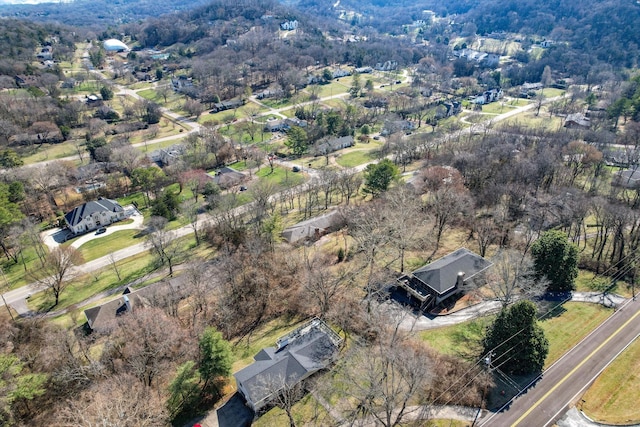 drone / aerial view featuring a residential view