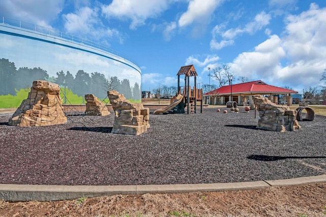 view of communal playground