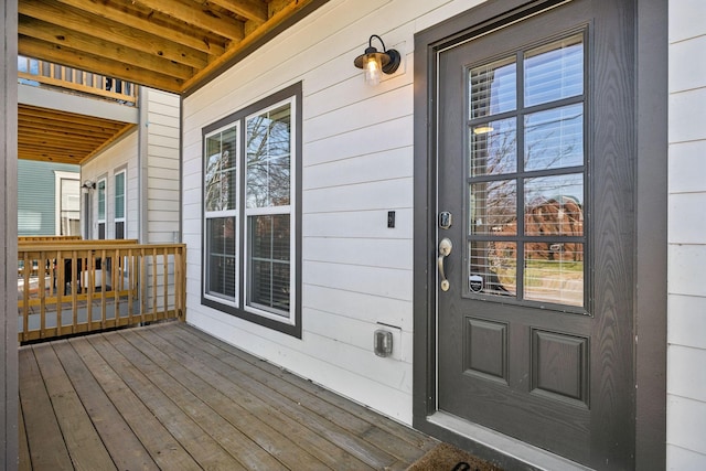 view of entrance to property