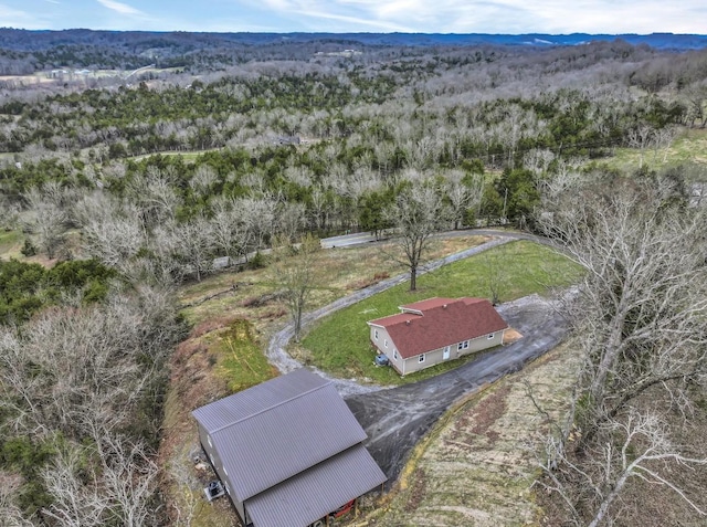 224 Kempville Hwy, Carthage, TN 37030 - birds eye view of property with a mountain view