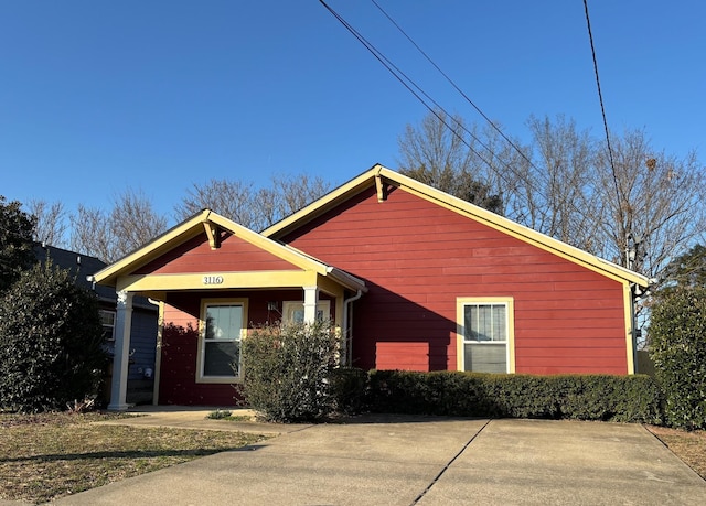 view of front of home