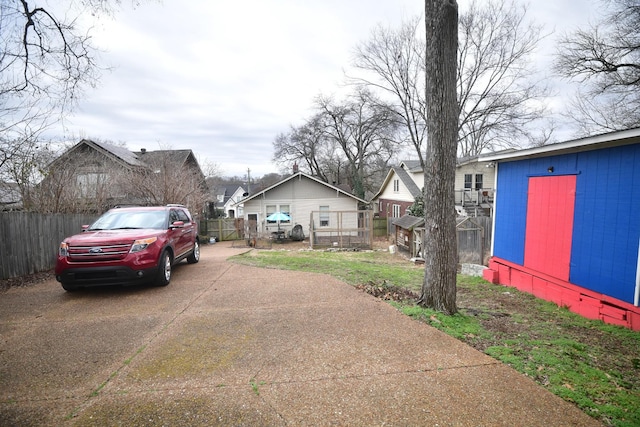 exterior space featuring a residential view