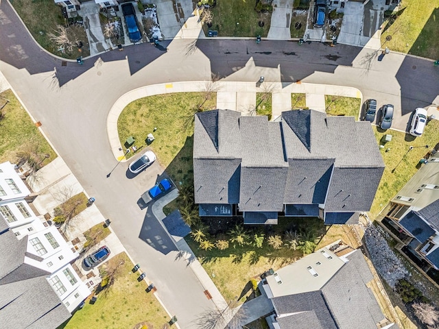 drone / aerial view featuring a residential view