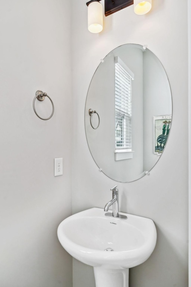 bathroom with a sink