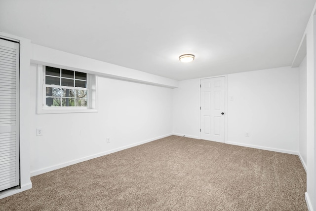 interior space with baseboards