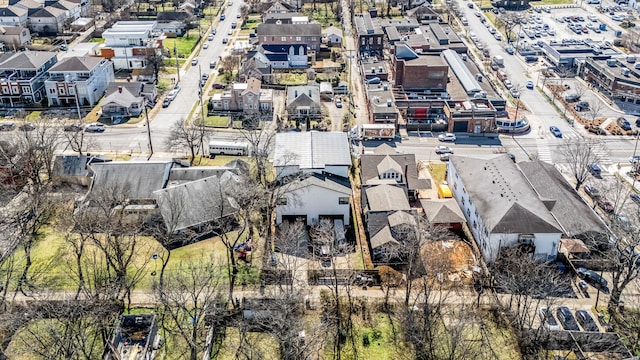 bird's eye view featuring a residential view