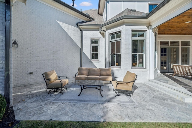 view of patio / terrace with outdoor lounge area