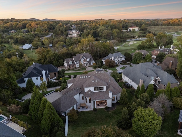 birds eye view of property featuring a residential view