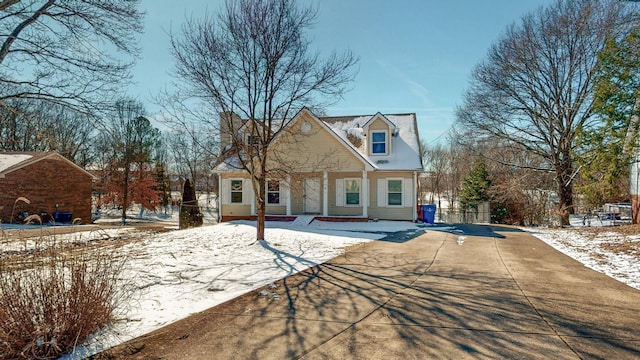 view of cape cod-style house