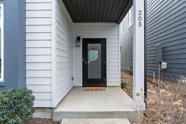 view of entrance to property