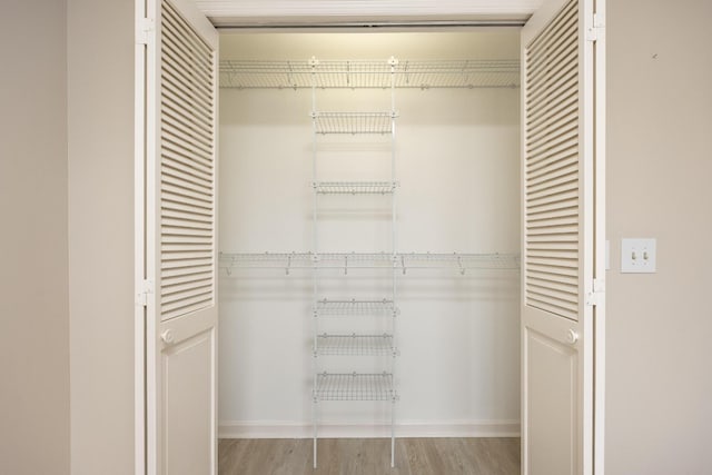 view of closet