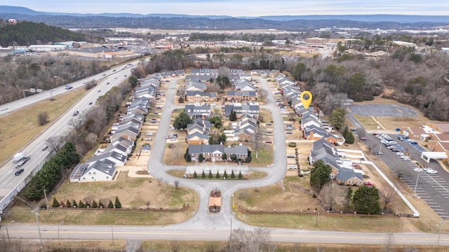 birds eye view of property featuring a residential view