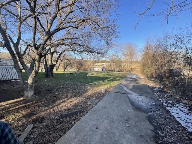 view of road