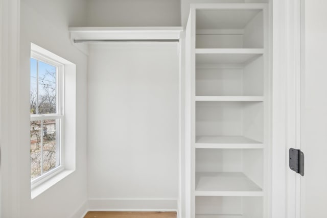 view of closet