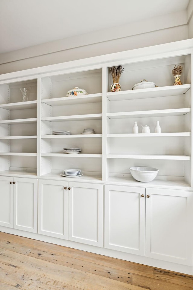 interior space featuring wood finished floors