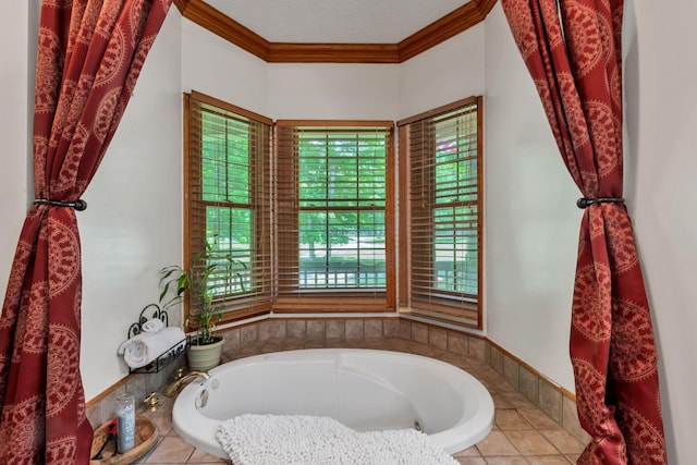 735 Keytown Rd, Portland, TN 37148 - full bath with ornamental molding, plenty of natural light, and a bath