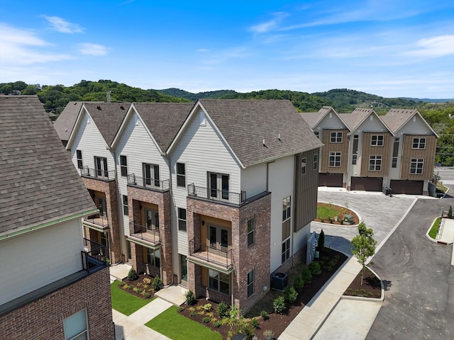 bird's eye view featuring a residential view