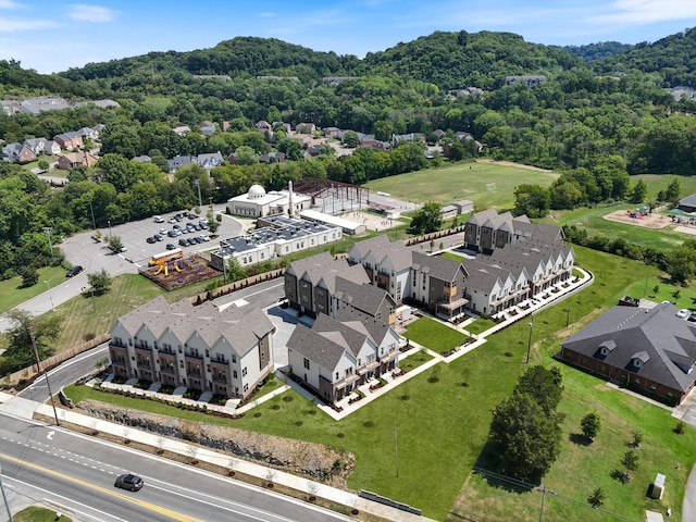 drone / aerial view featuring a residential view