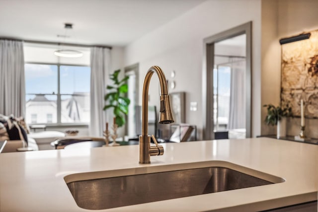 kitchen featuring a sink