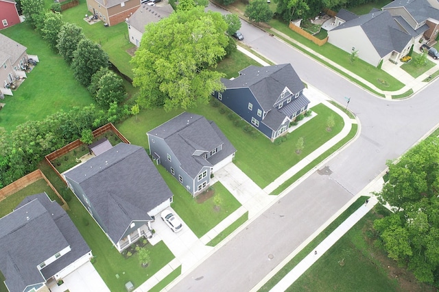 drone / aerial view featuring a residential view