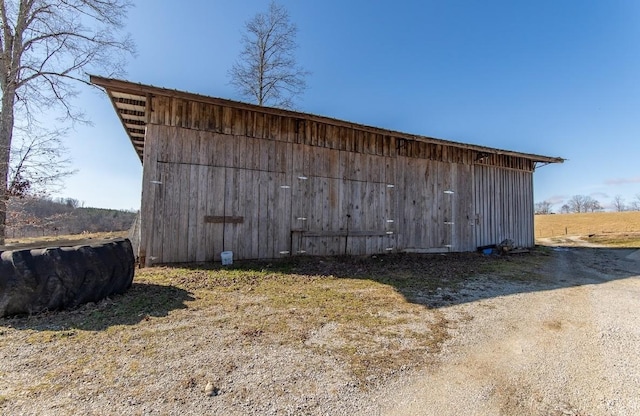 view of outbuilding