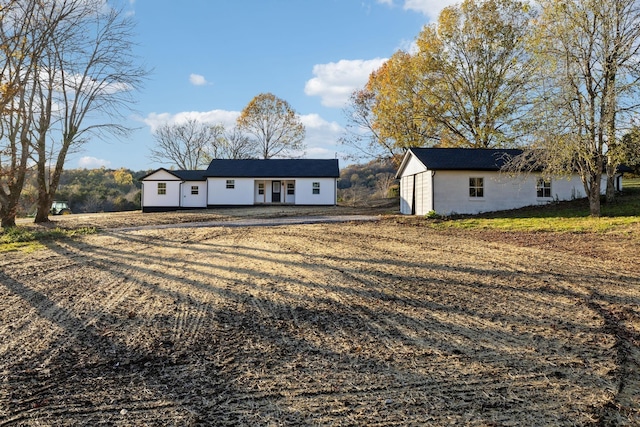 view of front of home