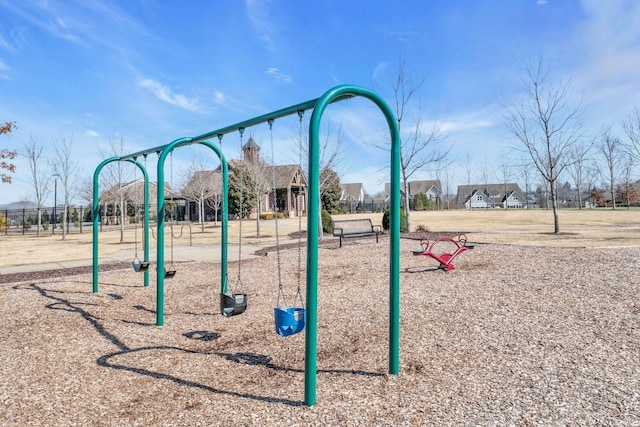 view of communal playground