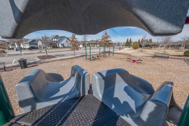 view of patio / terrace featuring playground community