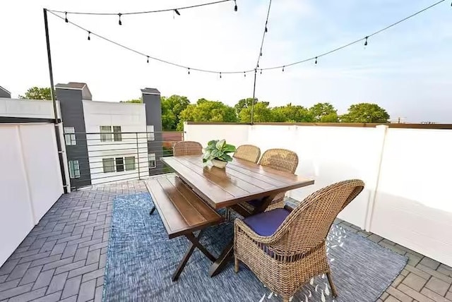 view of patio / terrace with outdoor dining space