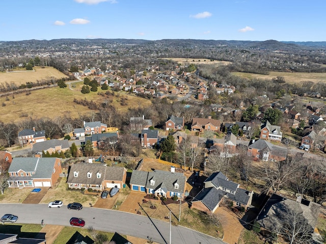 drone / aerial view featuring a residential view