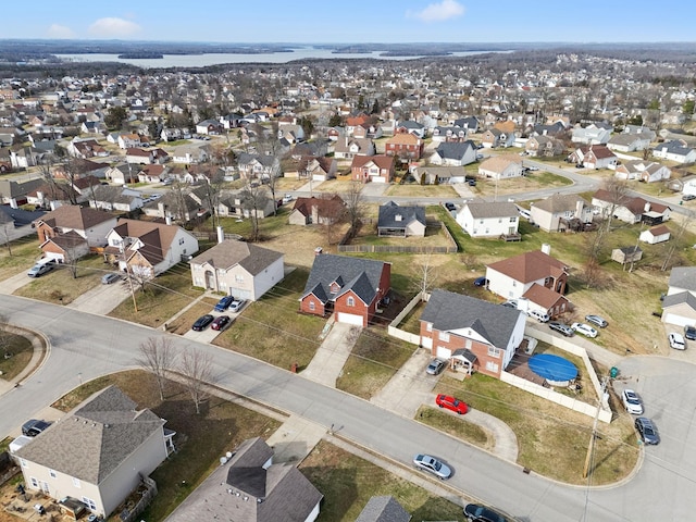 birds eye view of property featuring a residential view